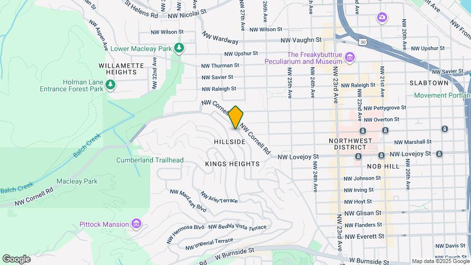 1221 NW Summit Ave Map and Location Details