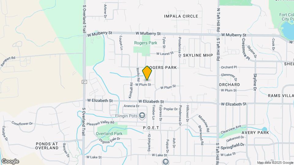 2524 W Plum St Map and Location Details