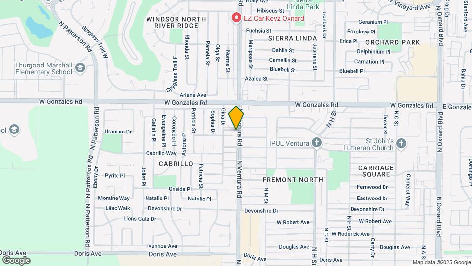 Oxnard Village Apartments Map and Location Details