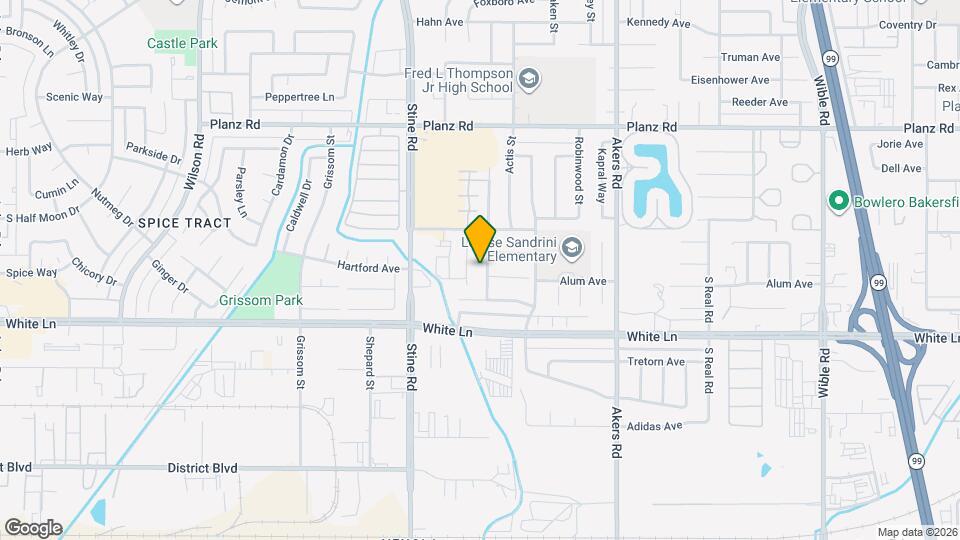 3901 Starwood Ln Map and Location Details