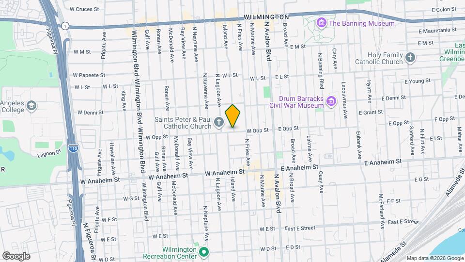 1002 Island Ave Map and Location Details