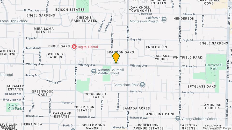 5003 Whitney Ave Map and Location Details