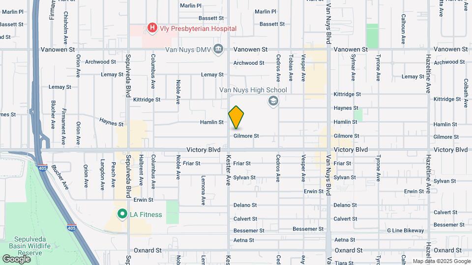 14843 Gilmore St Map and Location Details
