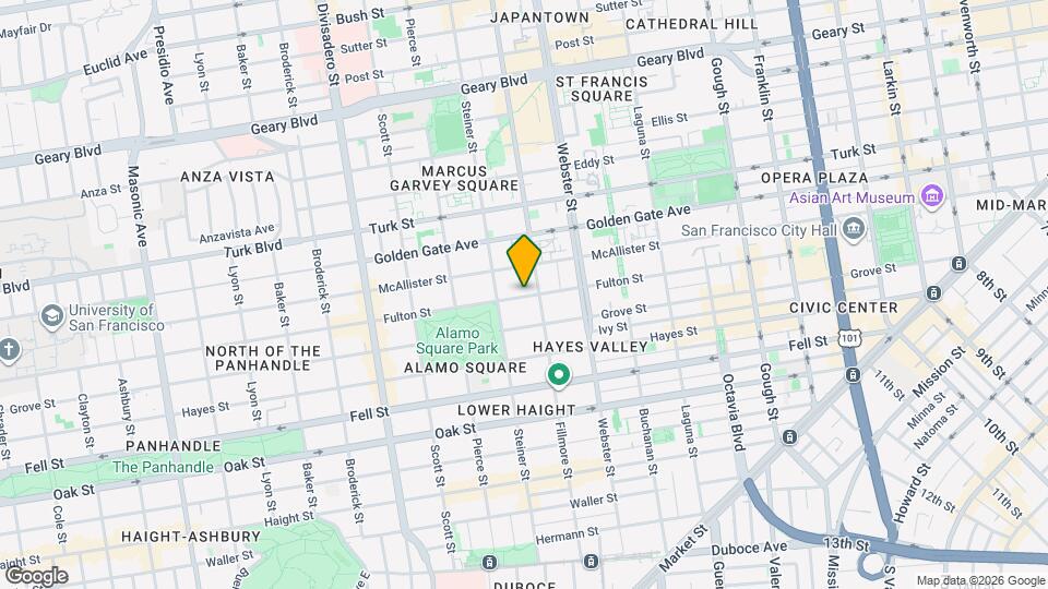 936 Hayes St Map and Location Details
