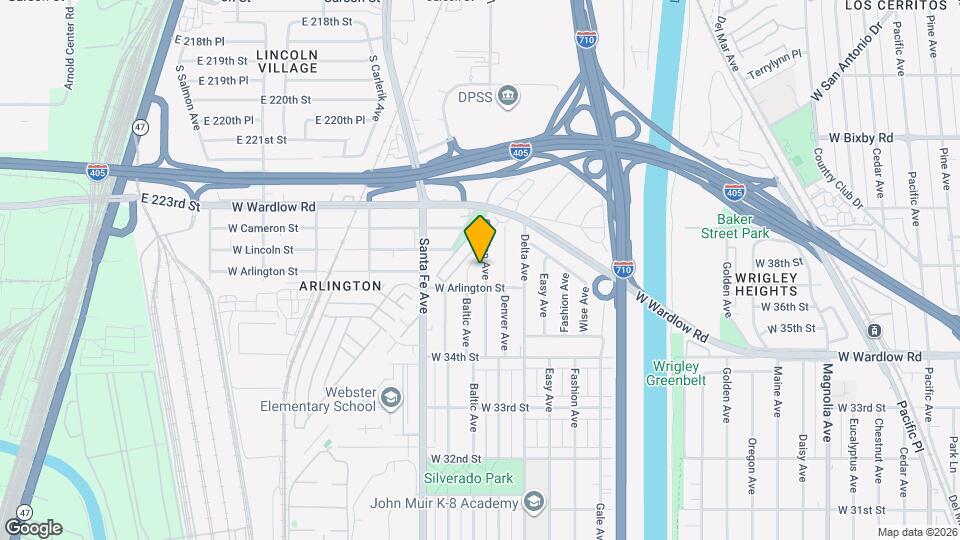 3615 Caspian Ave Mapa y Detalles de la Ubicación