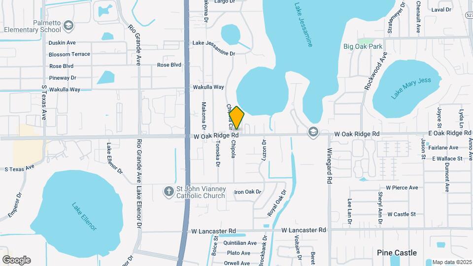 921 W Oak Ridge Rd Map and Location Details