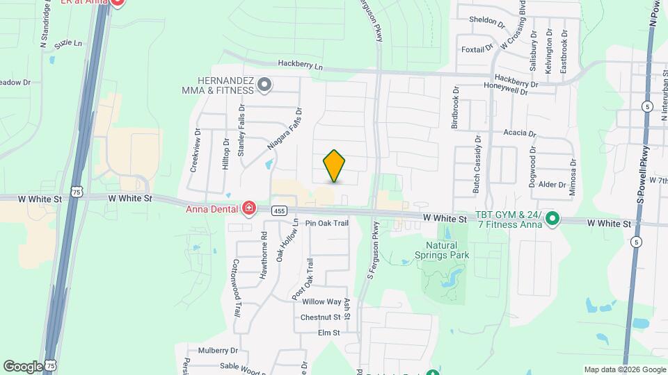 1701 River Xing Dr Map and Location Details