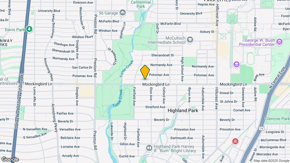 3836 Mockingbird Ln Mapa y Detalles de la Ubicación
