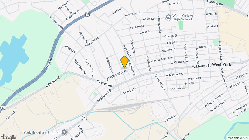 101 N Forrest St Map and Location Details