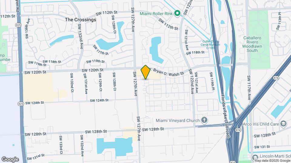 12553 SW 121st Way Mapa y Detalles de la Ubicación