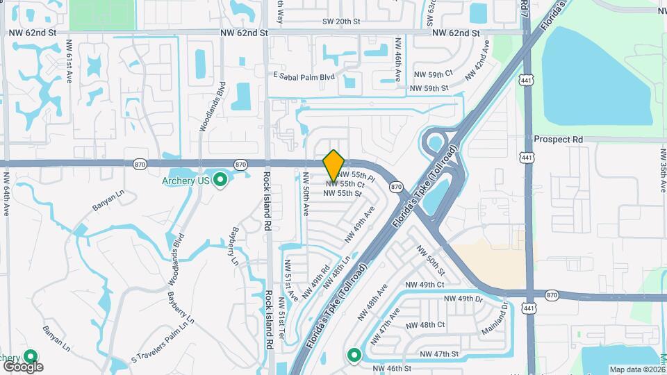 4934 NW 55th Ct Mapa y Detalles de la Ubicación