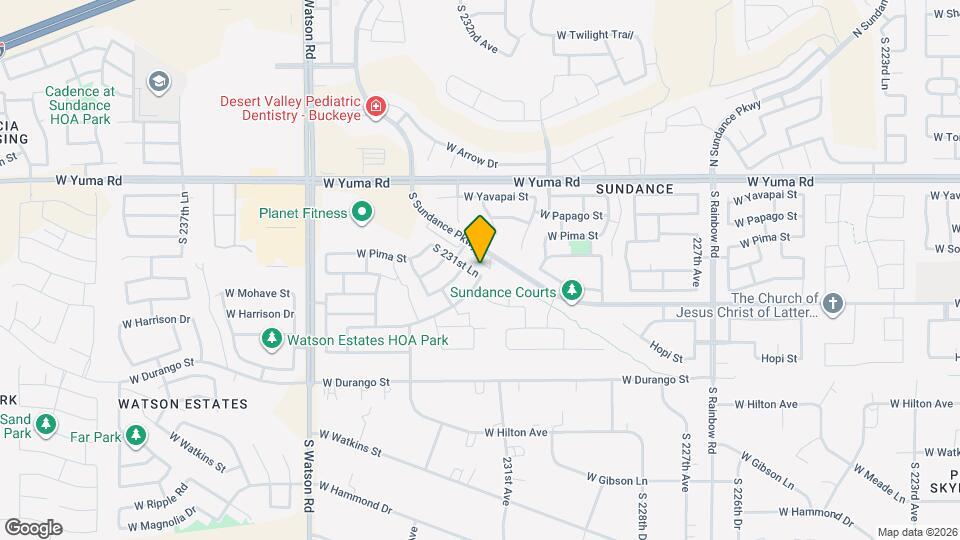 1553 S 231st Ln Map and Location Details
