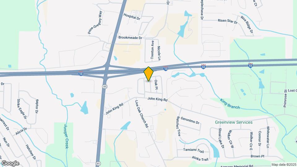 309 Green Oak Dr Map and Location Details