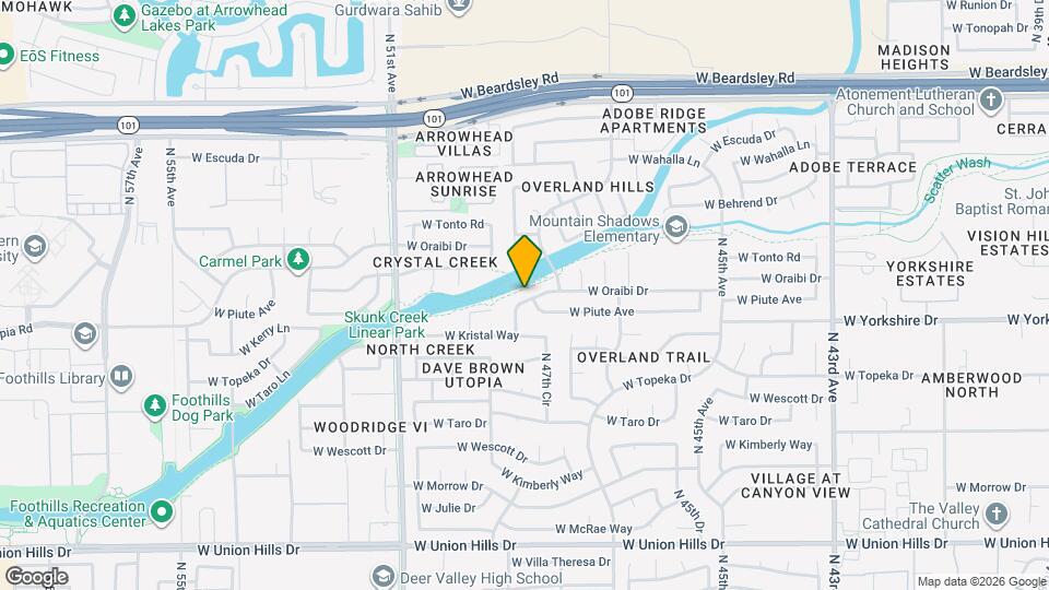 4784 W Oraibi Dr Map and Location Details