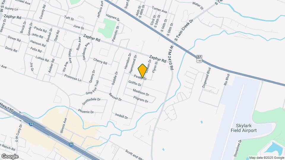 3808 Peaks Dr Map and Location Details