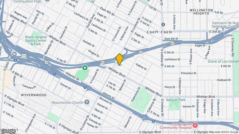 3422 Percy St Map and Location Details