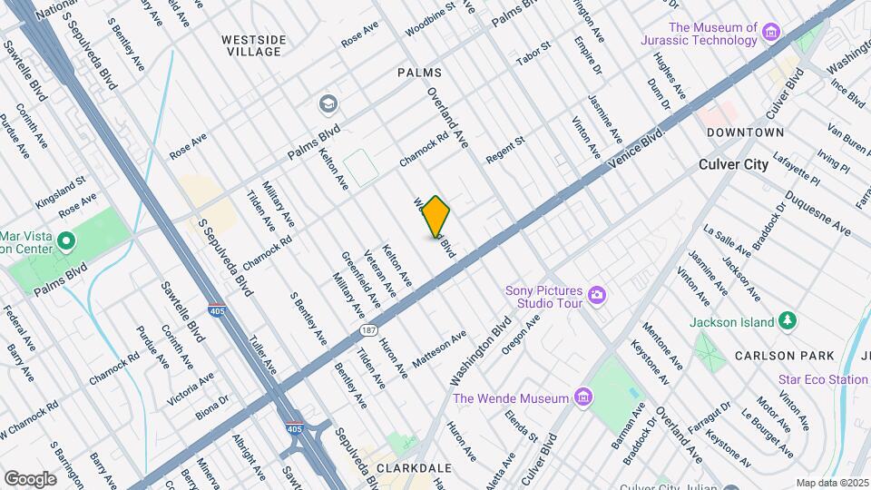 3741 Westwodl blvd Mapa y Detalles de la Ubicación
