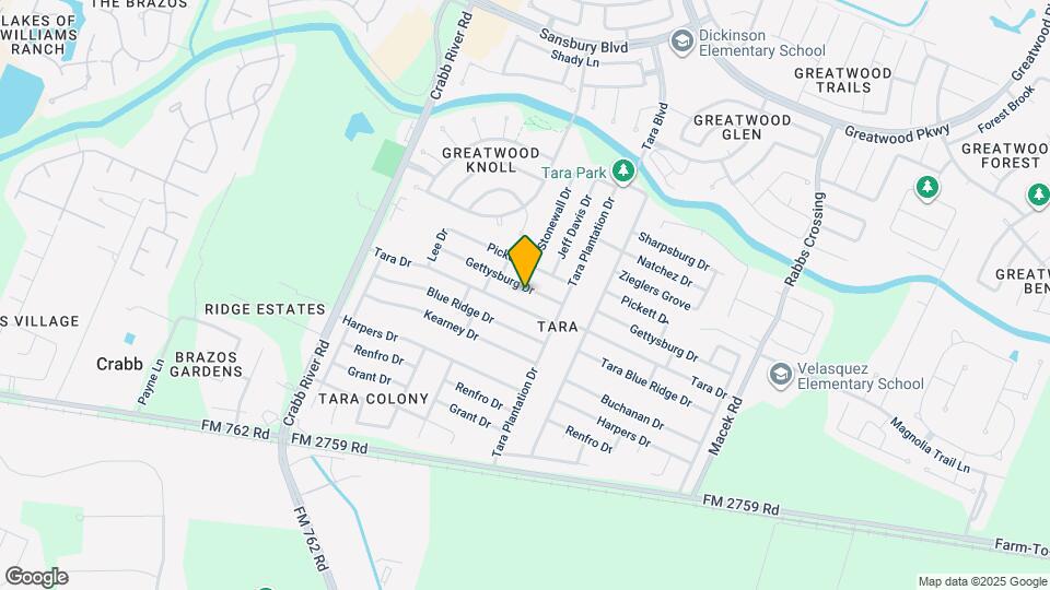 6906 Gettysburg Dr Map and Location Details