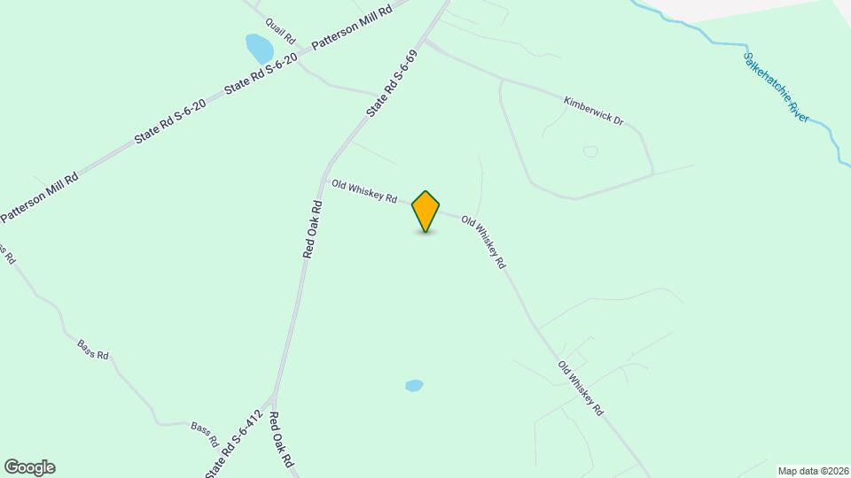 961 Red Oak Rd Map and Location Details