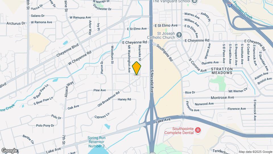 12 E Old Broadmoor Rd Map and Location Details