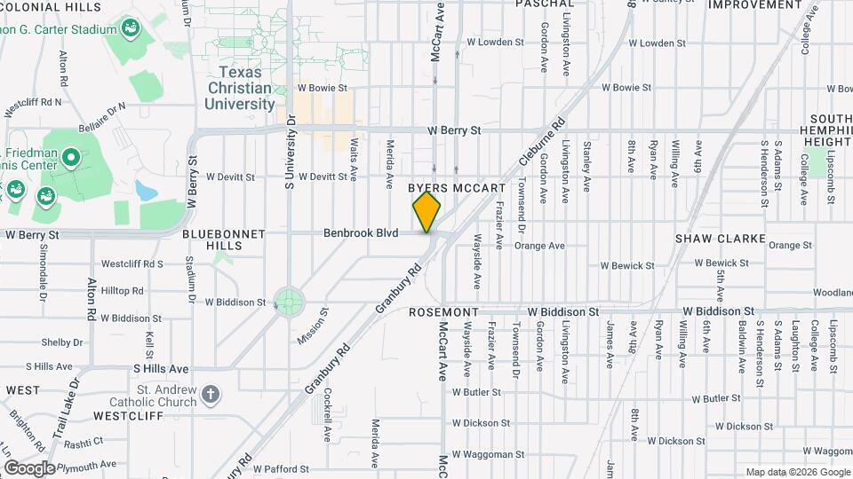 2509 Benbrook Blvd Map and Location Details