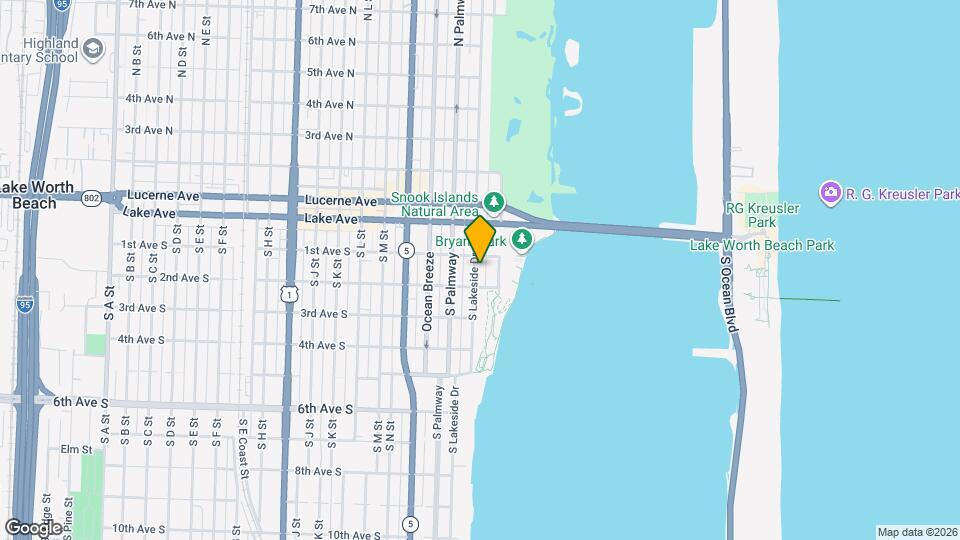 114 S Lakeside Dr Map and Location Details