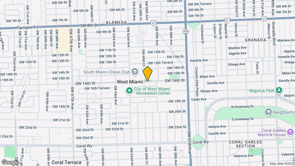 5970 SW 16th St Map and Location Details