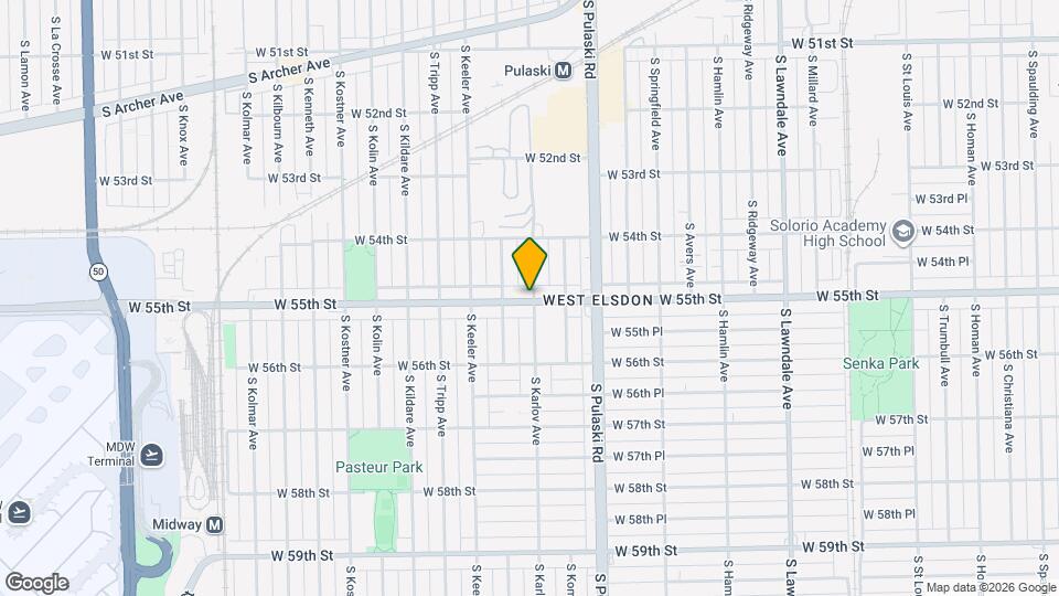 4104 W 55th St Map and Location Details