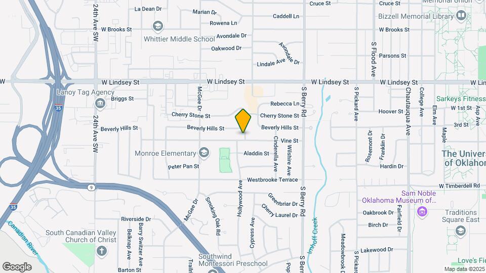 1515 Vine St Map and Location Details