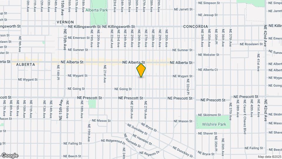 4720 NE 26th Ave Map and Location Details