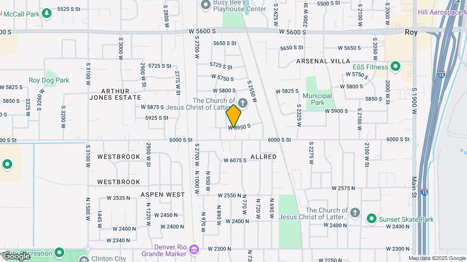 2573 W 5950 S Map and Location Details