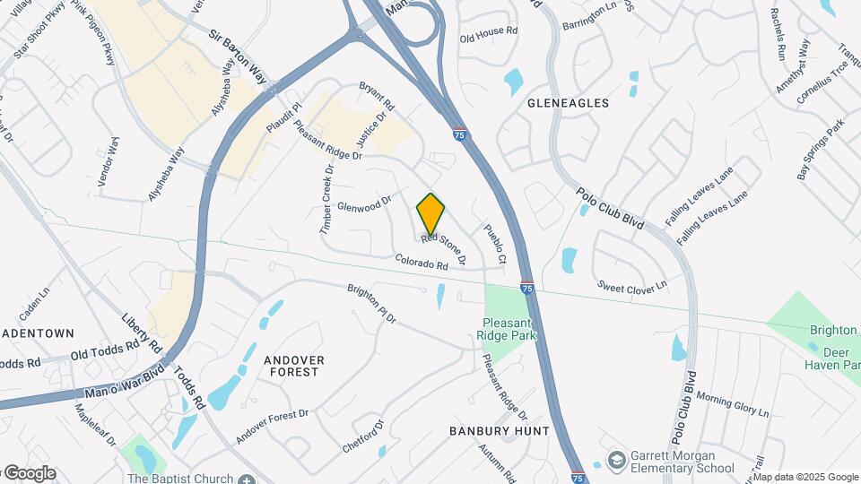 1201 Red Stone Dr Map and Location Details