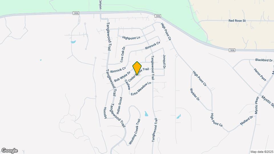 1302 Cedar Grove Trail Map and Location Details