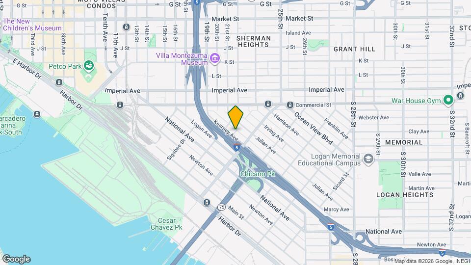 1842 Kearney Ave, Unit A Map and Location Details