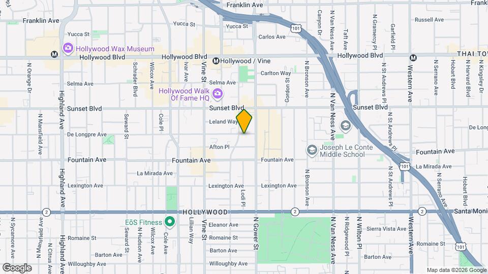 6128 De Longpre Ave, Unit Apartment 6 Map and Location Details