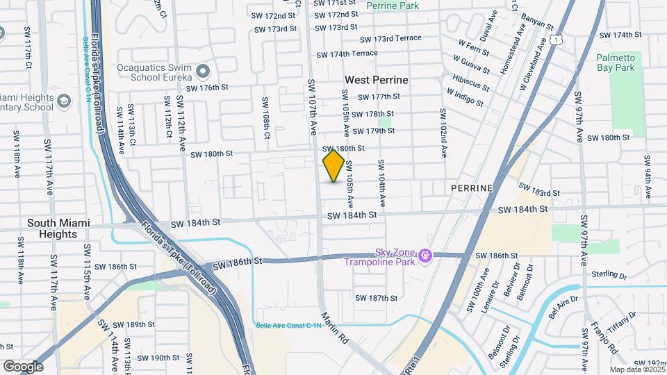 10544 SW 182nd St-Unit -10542 Mapa y Detalles de la Ubicación