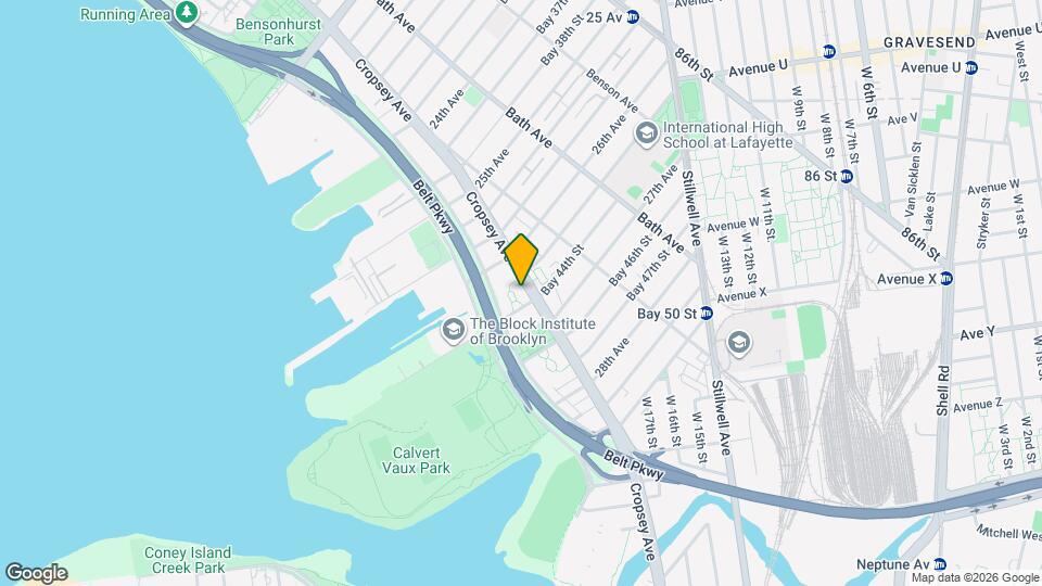 2630 Cropsey Ave Map and Location Details