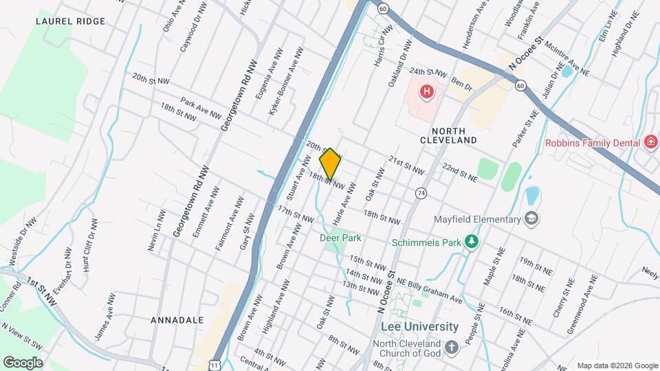 1795 Highland Ave NW Map and Location Details