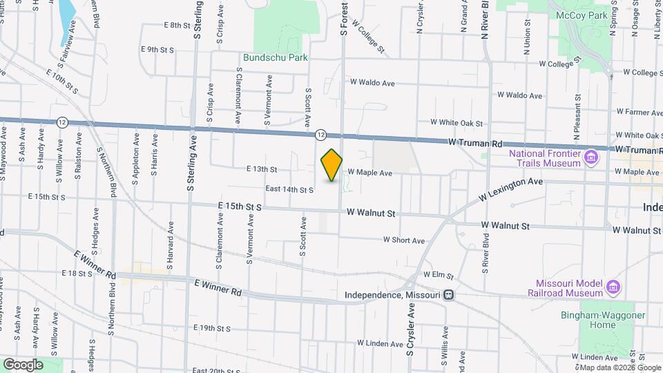 124 S Forest Ave Map and Location Details