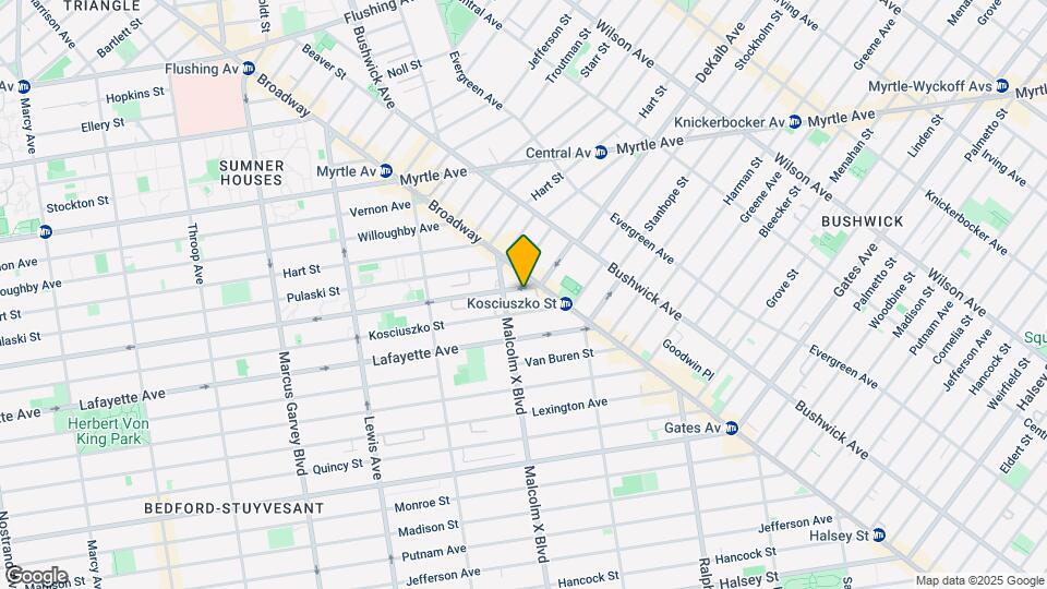 1100 Dekalb Ave Mapa y Detalles de la Ubicación
