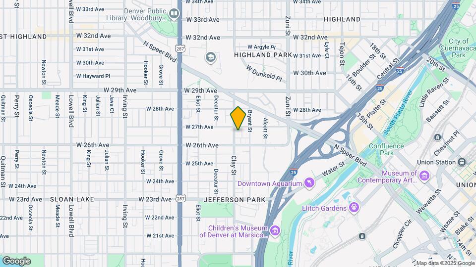 2638 Clay St Map and Location Details