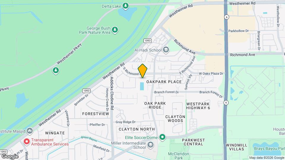 15107 Palton Springs Dr Map and Location Details