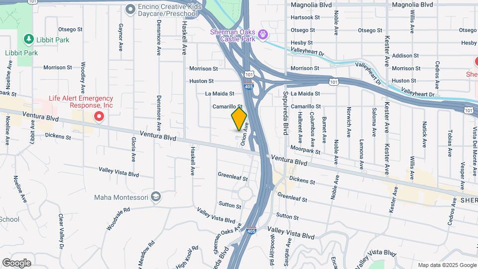 4685 Orion Ave Map and Location Details