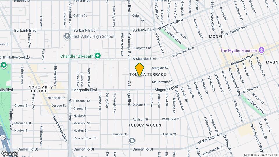 5248 Auckland Ave Map and Location Details