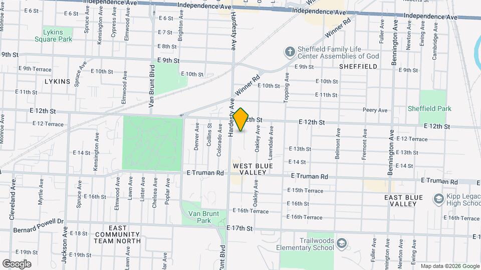 1226 Drury Ave Map and Location Details