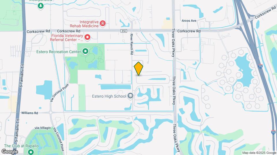 9827 Colonial Walk N, Unit Estero Single Family Map and Location Details