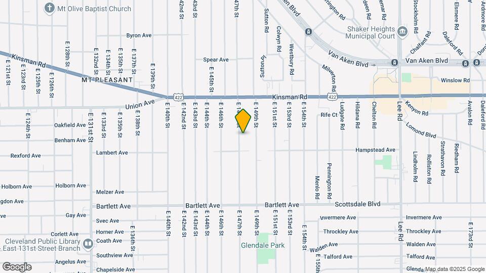 3585 E 147th St Map and Location Details