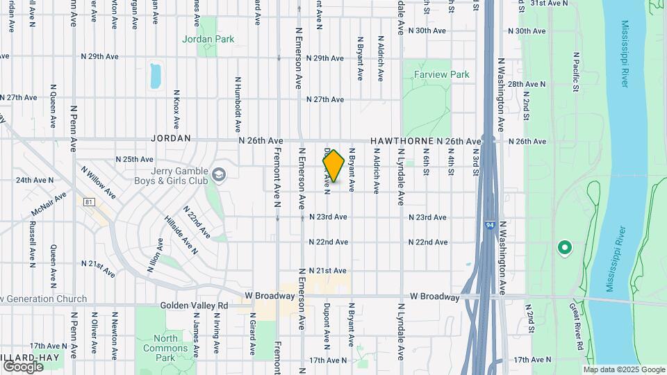 2400 Dupont Ave N Map and Location Details