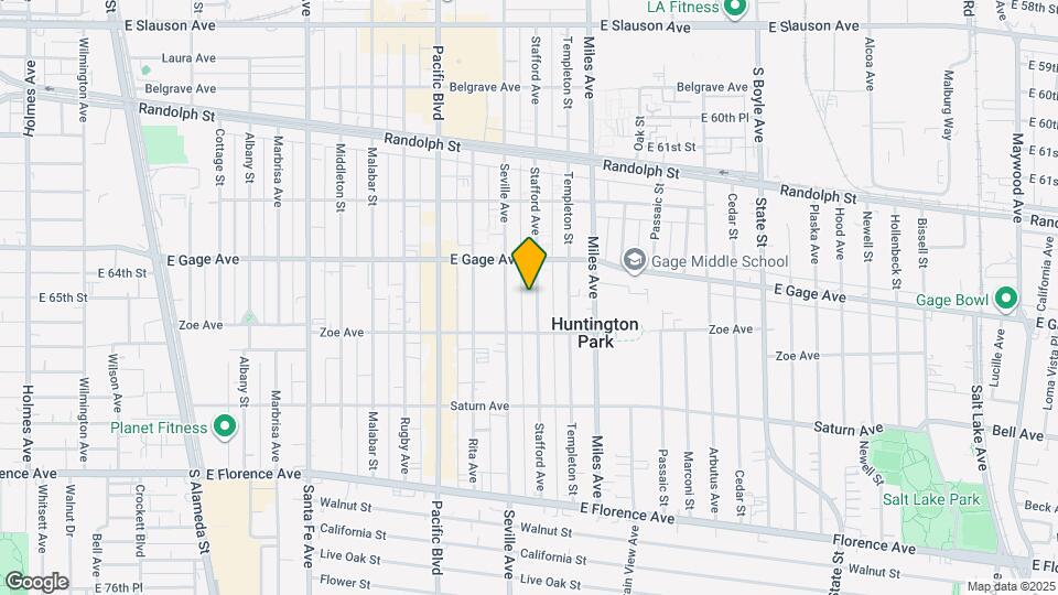 6501 Stafford Ave Map and Location Details