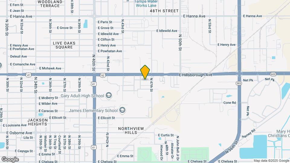 4507-4517 E Giddens Ave Map and Location Details